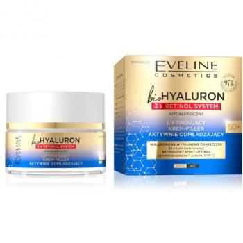 Eveline Cosmetics Bio Hyaluron 3x Retinol System Day and Night Lifting Cream 50+ 50 ml