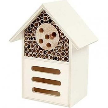 Hotel de Insectos y Mariposas de Madera, 18 x 9 x 14 cm