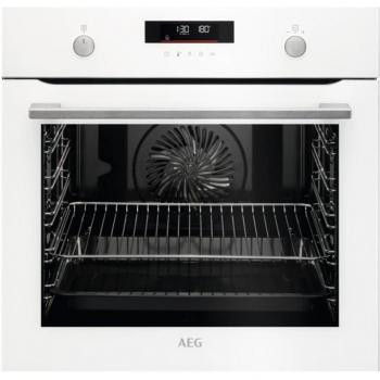 AEG BPS535160W Horno Multifunción Pirolítico SurroundCook 71L Clase A+ Cristal Blanco