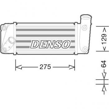 Intercooler Denso DIT50009 de alto rendimiento