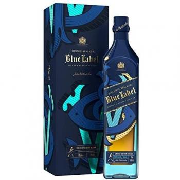Johnnie Walker Blue Label Edición Limitada Diseño Íconos 40% 70 CL