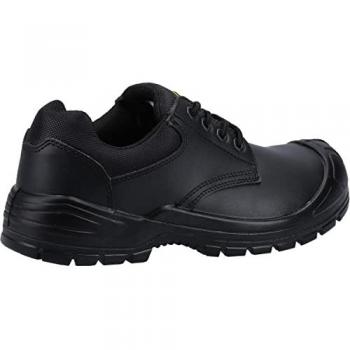 Amblers Safety Mens 66 S3 SRC Black Leather Lace-Up Safety Shoes - Size UK 5