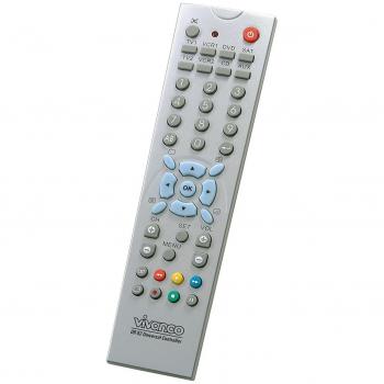 Vivanco UR 82 SE - Mando a distancia universal, plata