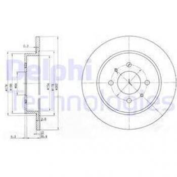 Disco de freno DELPHI BG3102, tipo: disco de freno, características: diseño optimizado para una mejor disipación del calor, fabricado con materiales de alta calidad para mayor durabilidad, resistencia a la corrosión,