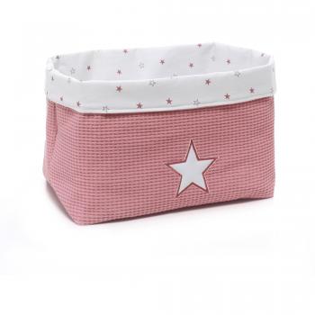 Alondra Rose 618-182 - Cesta acolchada infantil para colonias , color rosa