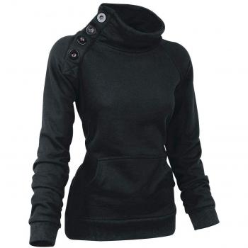 ForPlay Sideways Sudadera Mujer Negro M