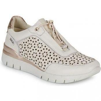 Pikolinos Cantabria Women's Leather Sneakers with Elastic Laces and Memory Foam Cushioned Insole