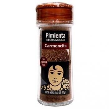 Carmencita Pimienta Negra Molida, 52g
