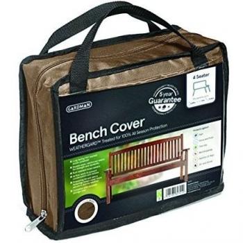 Gardman 35740 - Funda para banco de 4 personas, 1,8 m, color marrón