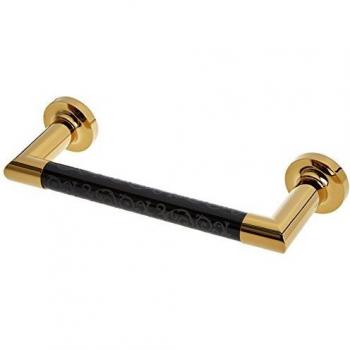 Pomdor - Toallero chester pvd oro 24 - negro deco heritage
