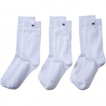Adidas Per La Crew T3P,  Calcetines Unisex, Blanco, 27-30, tres parejas