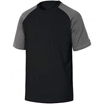 Camiseta Match Spring algodón 180 gm2 color negrogris talla M