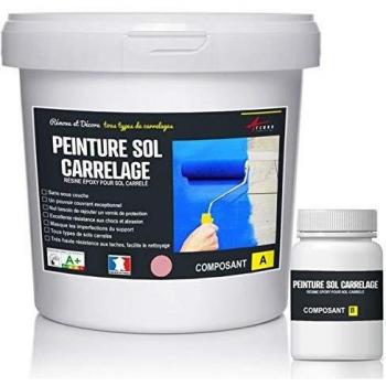 Pintura Epoxi para Suelo de Baldosas - ARCAPOXY RAL 3015 Rosa Claro - 10 kg (hasta 50 m² en 2 capas) - ARCANE INDUSTRIES