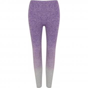 Tombo Women's Printed Leggings - Violet S/M
