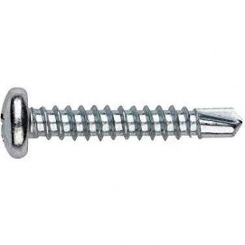 Index Fixing Systems BZABR4832 Tornillo Autotaladrante de Cabeza Alomada y Huella Ph, 4.8 x 32 mm, Set de 20 Piezas