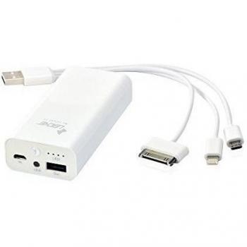 Leicke - Batería externa móvil para Apple,iPhone 3G 3GS 4 4S, Apple iPad, Samsung Galaxy Tab, Dell Streak, HTC, Samsung, Nokia, Sonny Ericsson - Móvil, Smartphone, Tablet PC o similares - Capacidad 5600 mA - salida 5V 1A