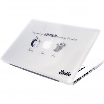 Smile - Carcasa para Macbook 13 pulgadas. Unibody Smile Steve Apples