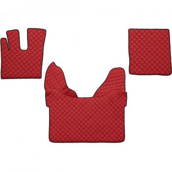 Alfombra moldeada F-CORE FL25 RED - Alfombrillas de alta calidad, diseño ergonómico, material duradero y resistente al desgaste, superficie antideslizante, fácil de limpiar y mantener, adecuada para uso en interiores y
