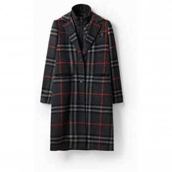 Desigual Women's Checkered Coat Luise