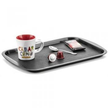 Archivo 2000 PL1045020 NE Bandeja de Servir Clásica Rectangular 305x435x20 mm Color Negro