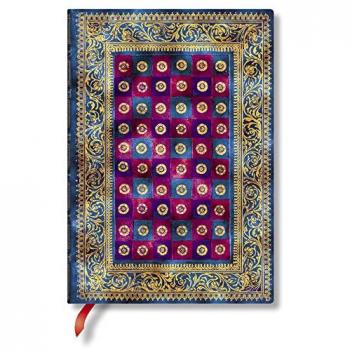 Libreta Paperblanks Celeste MIDI Tapa Dura Sin Rayas Cierre Elástico 144 Páginas 120 GSM