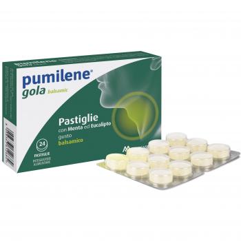 Caramelos Balsámicos para la Gola Eucalipto Forte Pumilene 24 Uds
