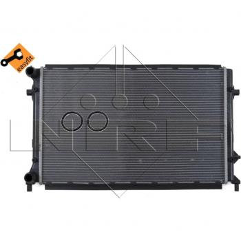 Radiador de Refrigeración del Motor NRF 56153A con Aletas de Enfriamiento Mecánicamente Unidas en Aluminio - Fácil Instalación