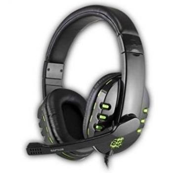 Bmove raptor auriculares de diadema cerrados negro