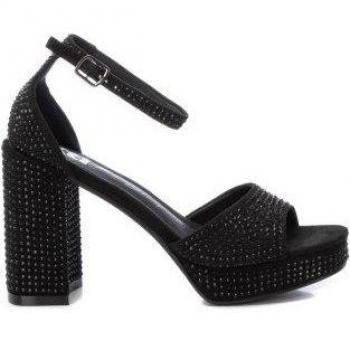 Sandalias de tacón Xti 142796-NEGRO para mujer con cierre de hebilla