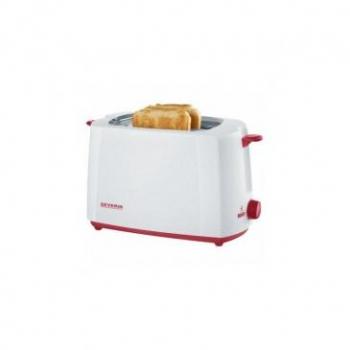 Severin AT 9940 2slice(s) 700W Rojo, Color blanco - Tostador (2 rebanada(s), Rojo, Blanco, 700 W, 700 W, 305 mm, 185 mm)