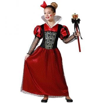 Disfraz de Reina de Corazones para niña