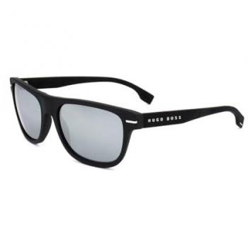 Hugo Boss Men's Matte Black Silver 1322/S Sunglasses - Size: One Size, 55mm Lens