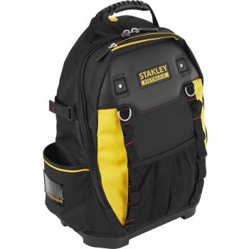 Stanley FatMax 1-95-611 Technician's Tool Backpack, 36 x 27 x 46 cm, Black/Yellow with Hard Base
