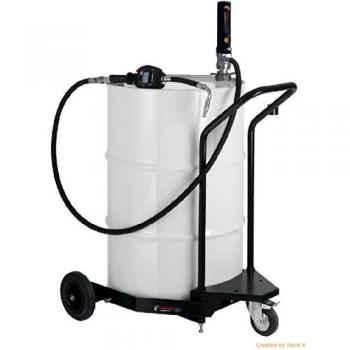 Dispensador Móvil de Aceite con Bomba PM2 3:1 y Contador Digital para Bidones de 205L, Neumático, Modelo Samoa Lube Master DANP200/31