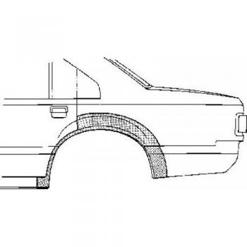 Panel lateral VAN WEZEL 3763147 - Panel de carrocería de alta calidad para vehículos