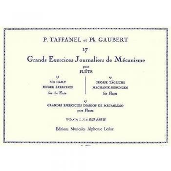 Gaubert: 17 exercices journaliers de mecanisme pour flute traversiere