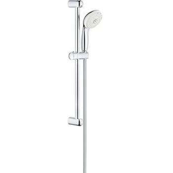 Grohe Tempesta 100 - Conjunto de ducha con barra 4 chorros, color cromo