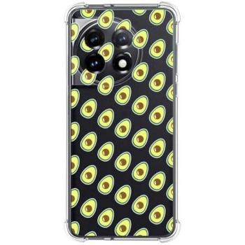 Funda de Silicona Antigolpes para Oneplus 11 5G con Diseño de Aguacate y Dibujos
