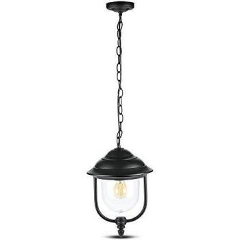 Lámpara de Techo LED Tipo Linterna E27 (Máx 60W) Color Negro 890mm IP44