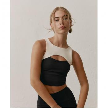 Top Deportivo Sujeción Alta Taijitu - Black
