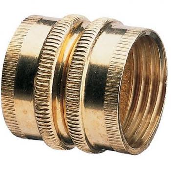 Nelson Sprinkler .75in. Double Female Brass Pipe Fitting 50574