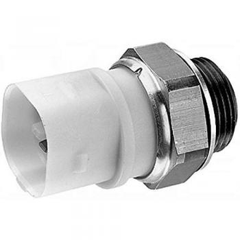 HELLA 6ZT 007 837-071 Interruptor de temperatura, ventilador del radiador - 12V - 3polos - Conector plano - atornillado - Salida doble/Contacto de cierre - Color: gris