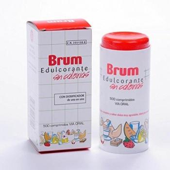 Brum Edulcorante Sacarina 600 Comprimidos