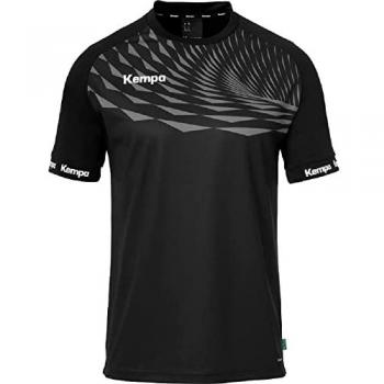 Camiseta Deportiva de Manga Corta Kempa Wave 26 - Transpirable y Elástica para Entrenamiento en Balonmano, Gimnasio y Running