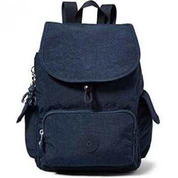 Kipling Mochila para mujer City Pack S, Azul 2, 19x27x33.5 cm, Bolso de mano.