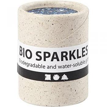 Purpurina fina biodegradable – Azul – 10 gr