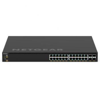 NETGEAR M4300-28G (GSM4328S) Gestionado L3 Gigabit Ethernet (10/100/1000) Energía sobre Ethernet (PoE) 1U Negro