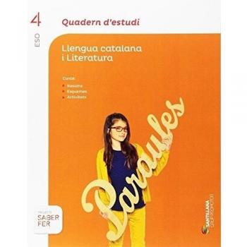 QUADERN D'ESTUDI LLENGUA CATALANA I LITERATURA 4 ESO SABER FER - 9788490476581
