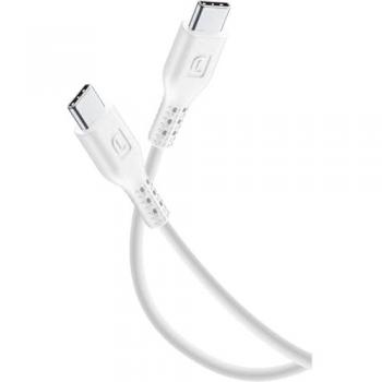 Cable USB-C a USB-C 0,6 m - Recarga y Sincronización - Blanco