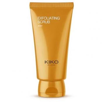 KIKO Milano Exfoliating Body Scrub 150ml, Exfoliante corporal nutritivo con ácido hialurónico